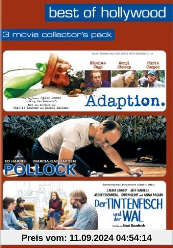 Best of Hollywood - 3 Movie Collector's Pack: Adaption / Pollock / Der Tintenfisch und der Wal [3 DVDs] von Spike Jonze