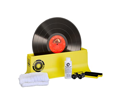 Spin-Clean 0837654769218 Vinyl Reinigungsset für Computer – Reinigungs-Set für Computer (Vinyl, Gelb) von Spin-Clean