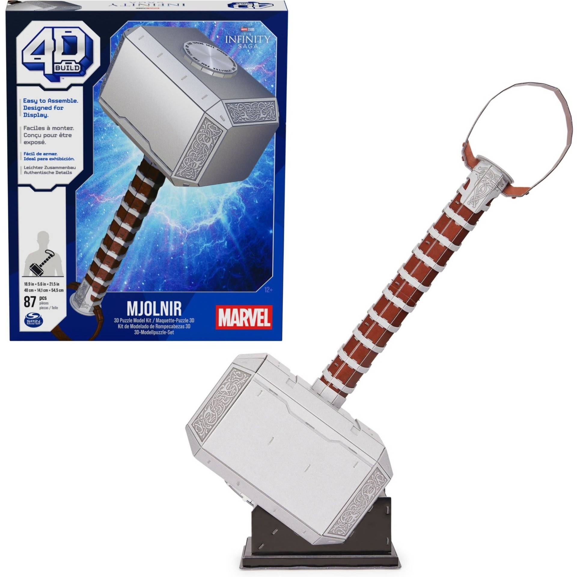 4D Build - Marvel Thor´s Hammer, Modellbau von Spin Master