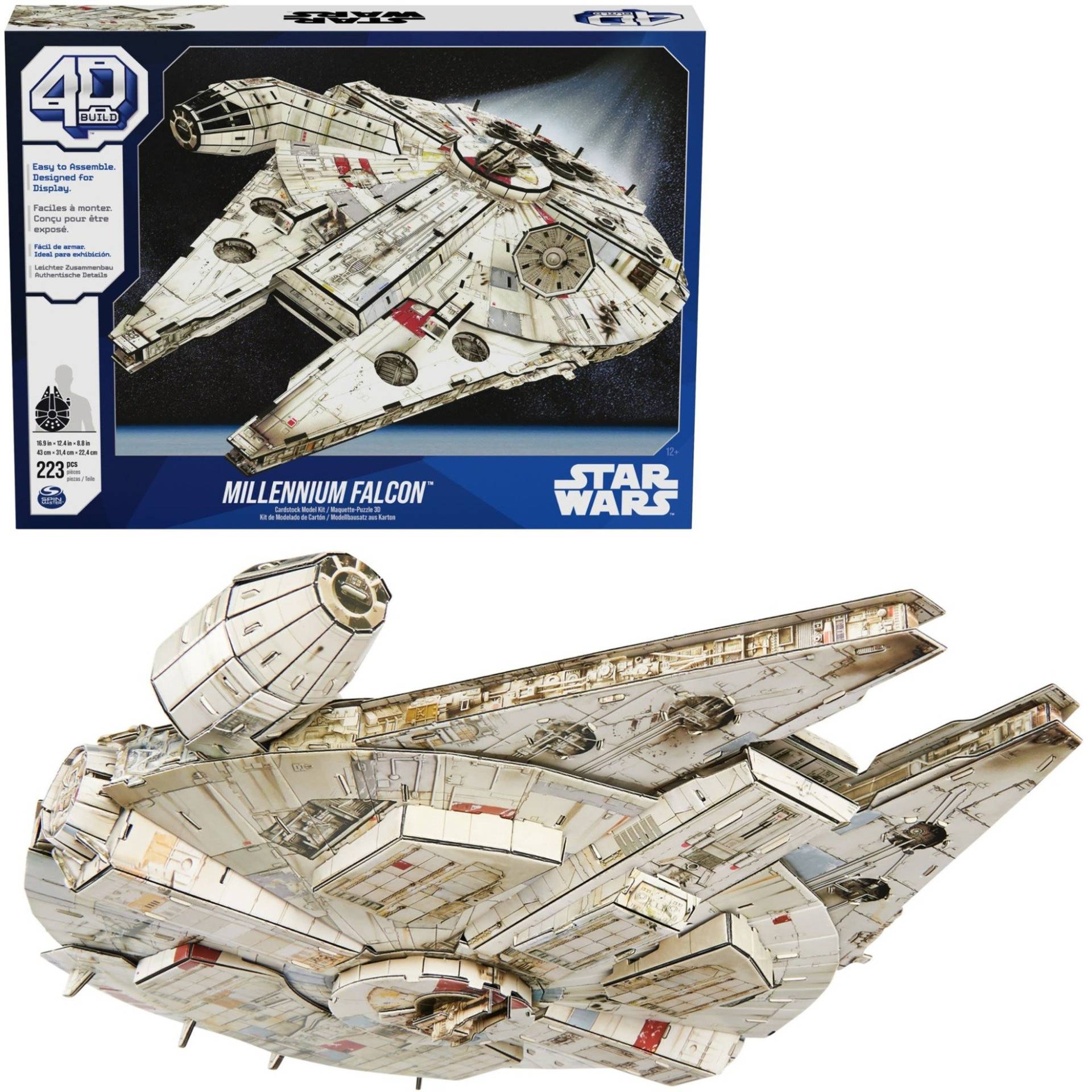 4D Build - Star Wars Millennium Falcon, Modellbau von Spin Master