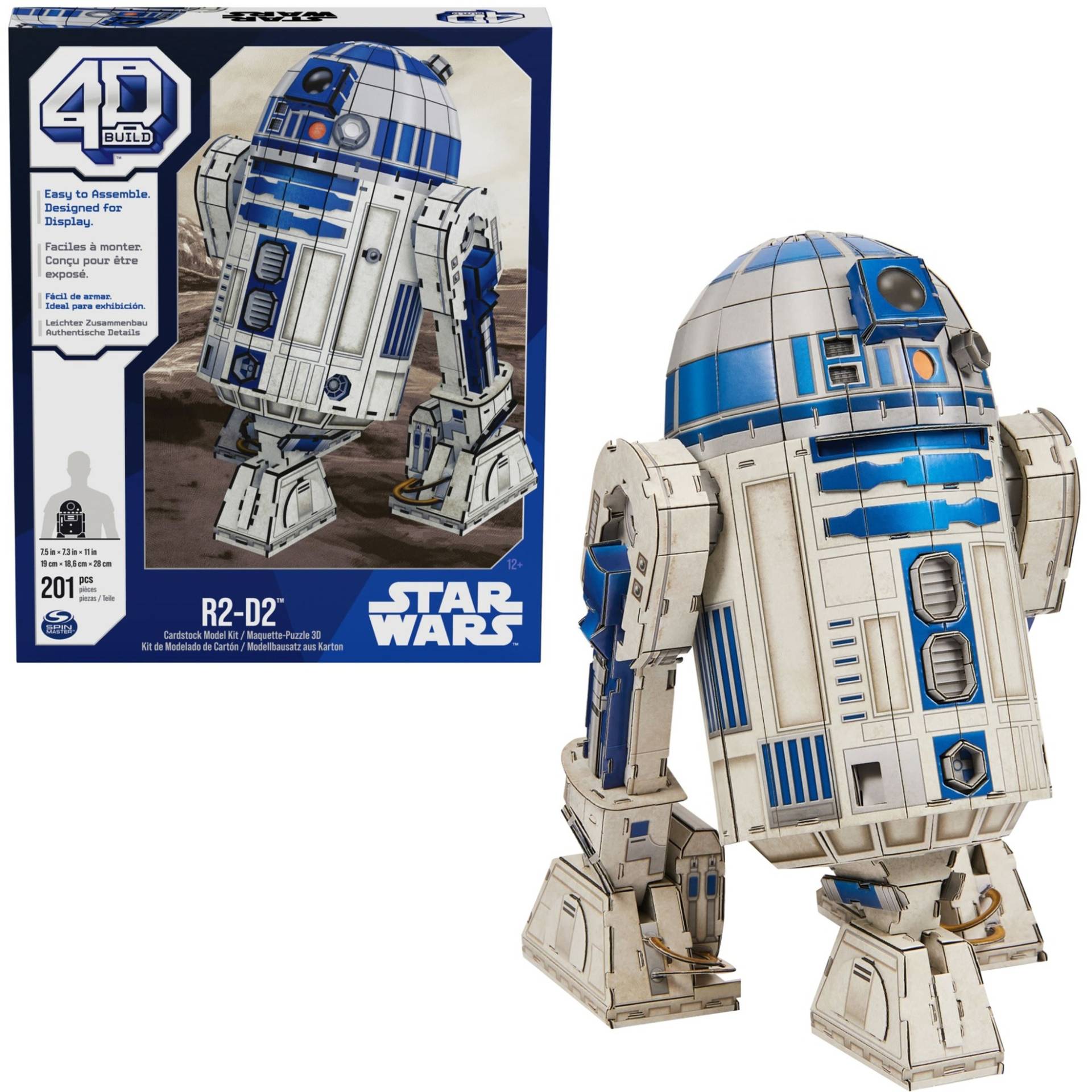 4D Build - Star Wars R2-D2, Modellbau von Spin Master