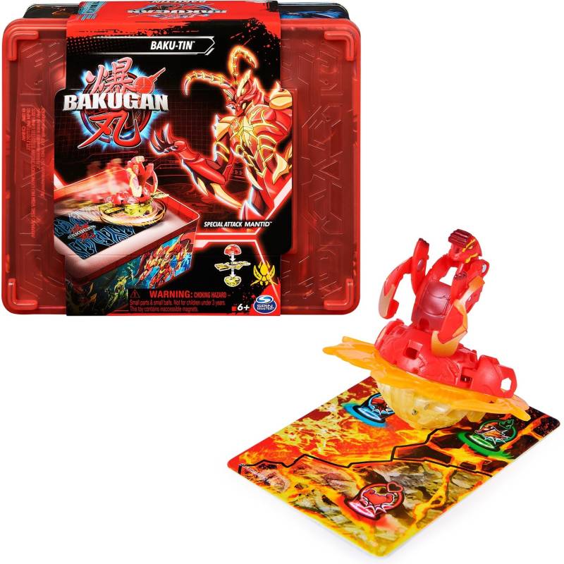 Bakugan 2023 Baku-Tin mit Special Attack Mantid, Geschicklichkeitsspiel von Spin Master