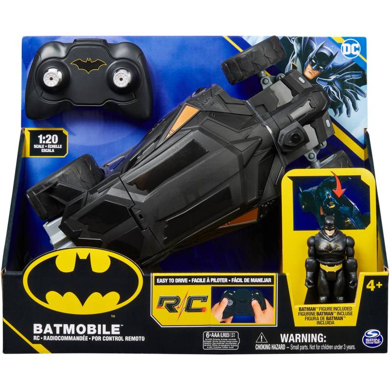 DC Comics  - Batman Batmobil mit Fernsteuerung, RC von Spin Master