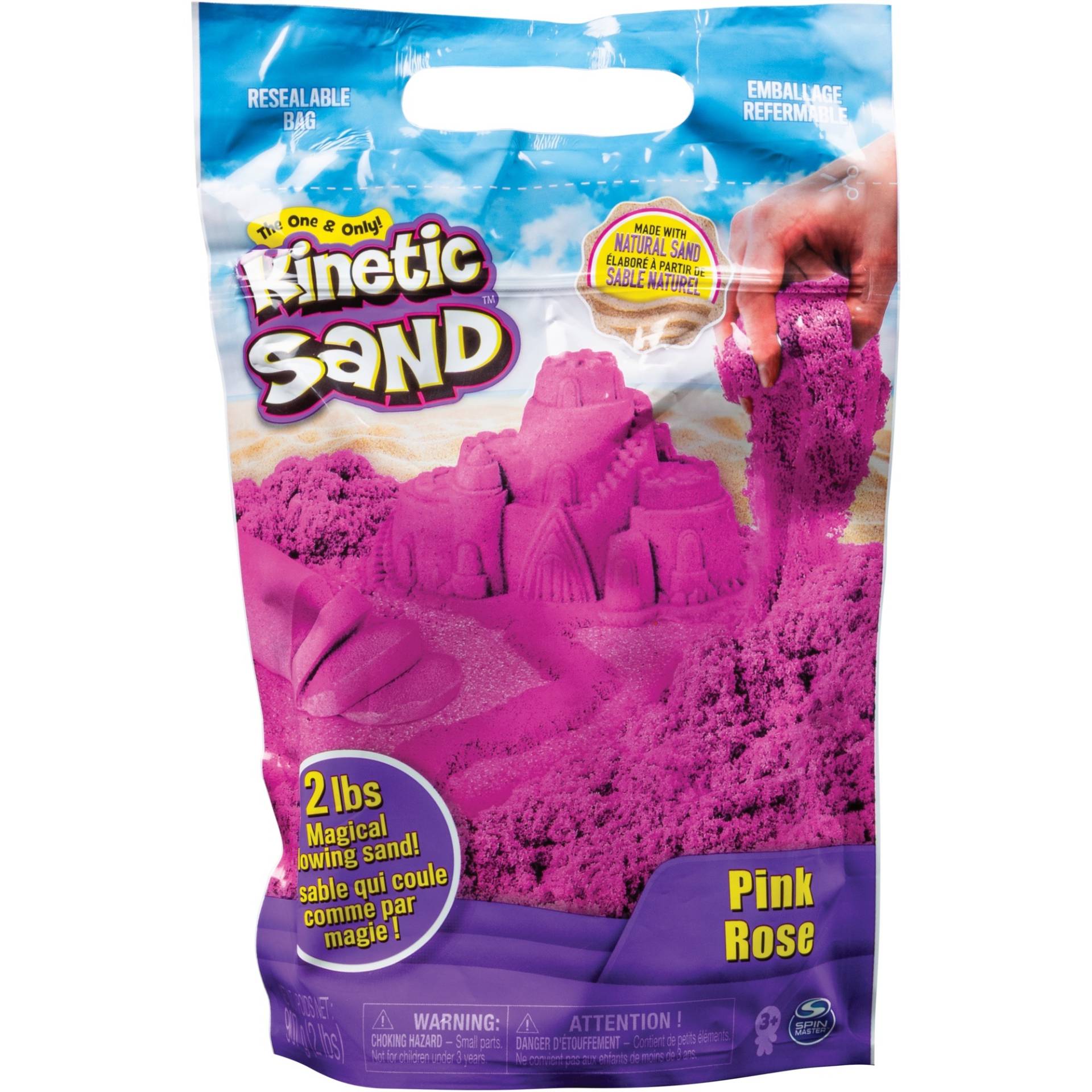 Kinetic Sand Colour Bag pink, Spielsand von Spin Master