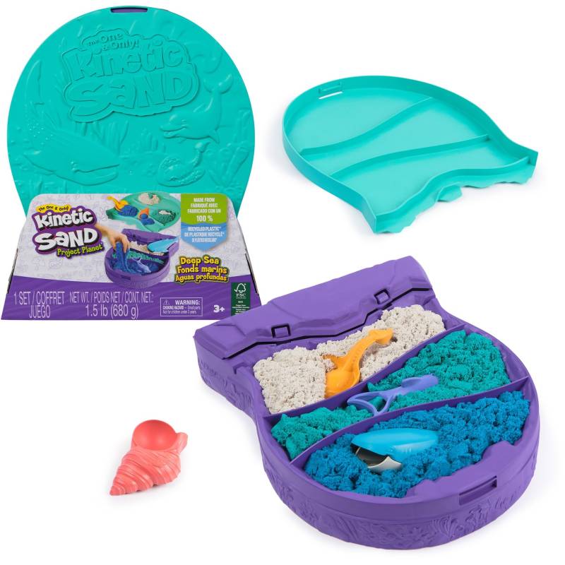 Kinetic Sand Project Planet - Ozean Spielset, Spielsand von Spin Master