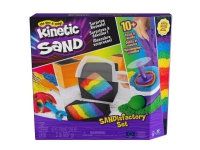 Kinetic Sand Sandisfactory Set with 2lbs of Colored and Black, Flerfarvet, 10+, Dreng/Pige von Spin Master