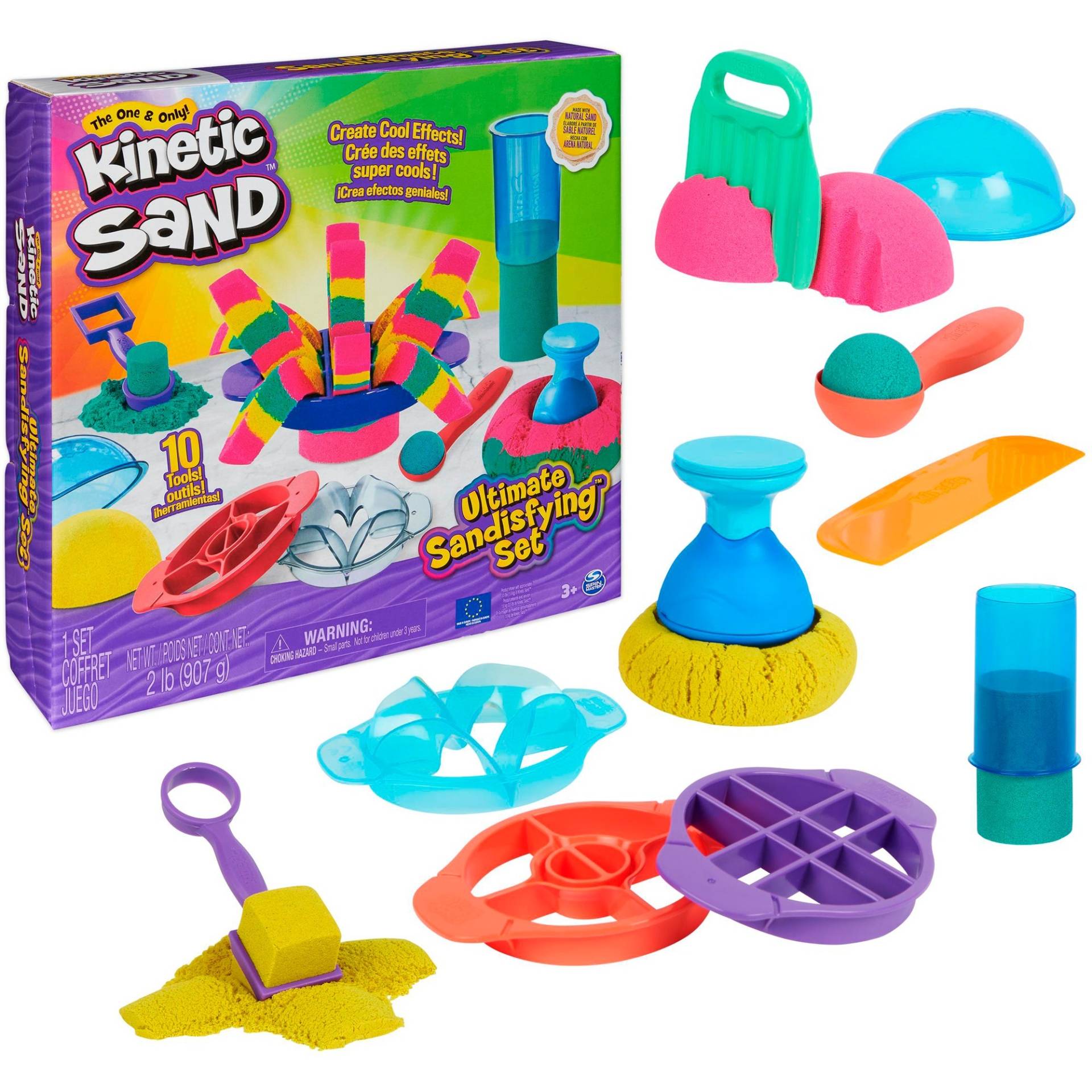 Kinetic Sand - Ultimate Sandisfying Set, Spielsand von Spin Master