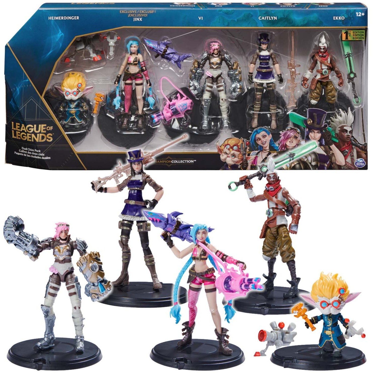 League of Legends - 10cm Actionfiguren 5er Pack , Spielfigur League of Legends - 10cm Actionfiguren 5er Pack , Spielfigur von Spin Master