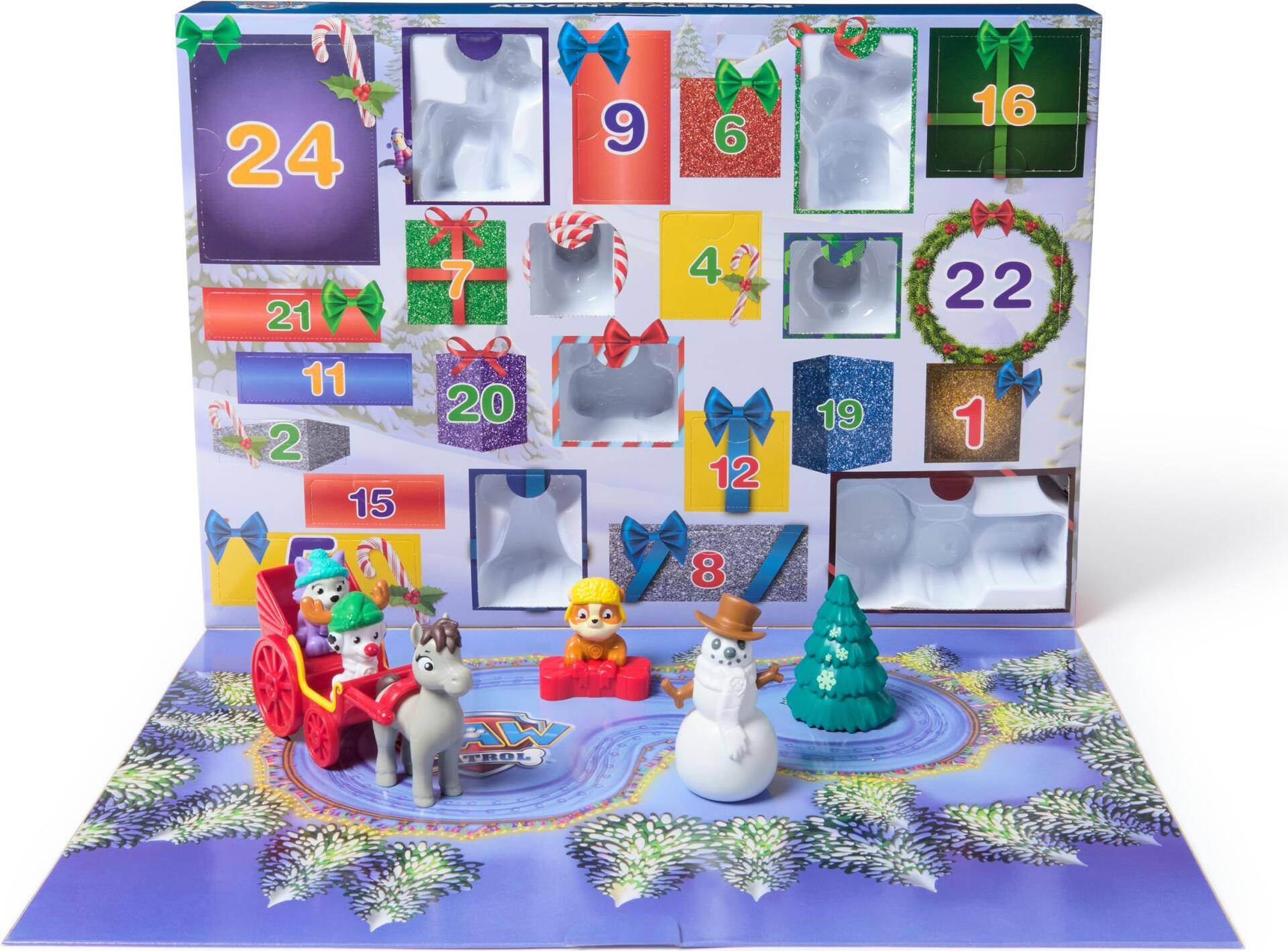 PAW Patrol Advent Calendar 2024 - Box - Freistehend - Mehrfarbig (6070226) von Spin Master