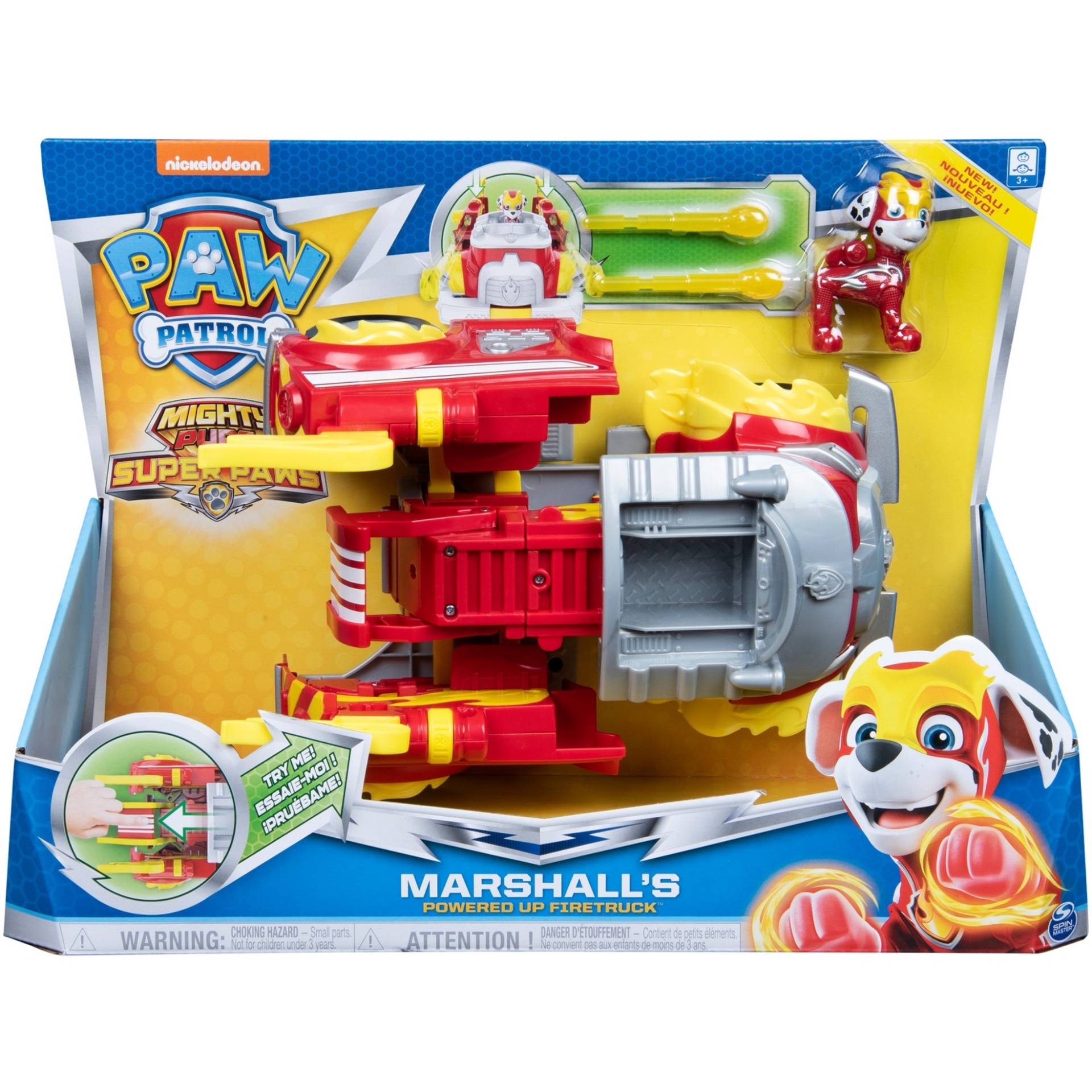 Paw Patrol, Mighty Pups Super Paws - Marshalls Powered Up Fahrzeug, Spielfahrzeug Paw Patrol, Mighty Pups Super Paws - Marshalls Powered Up Fahrzeug, Spielfahrzeug von Spin Master