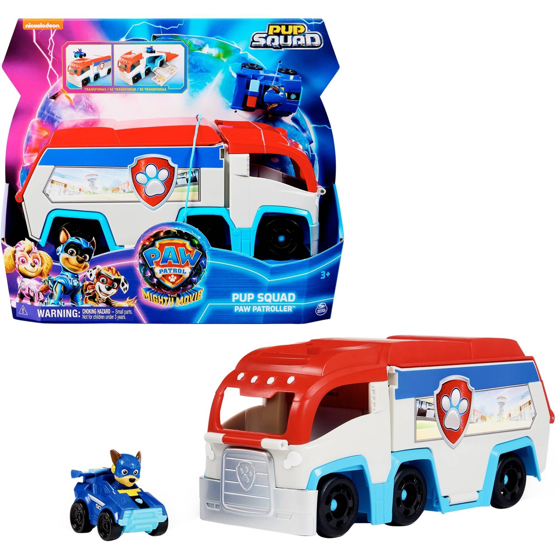 Paw Patrol: Der Mighty Kinofilm, Pup Squad Patroller Teamfahrzeu, Spielfahrzeug Paw Patrol: Der Mighty Kinofilm, Pup Squad Patroller Teamfahrzeu, Spielfahrzeug von Spin Master