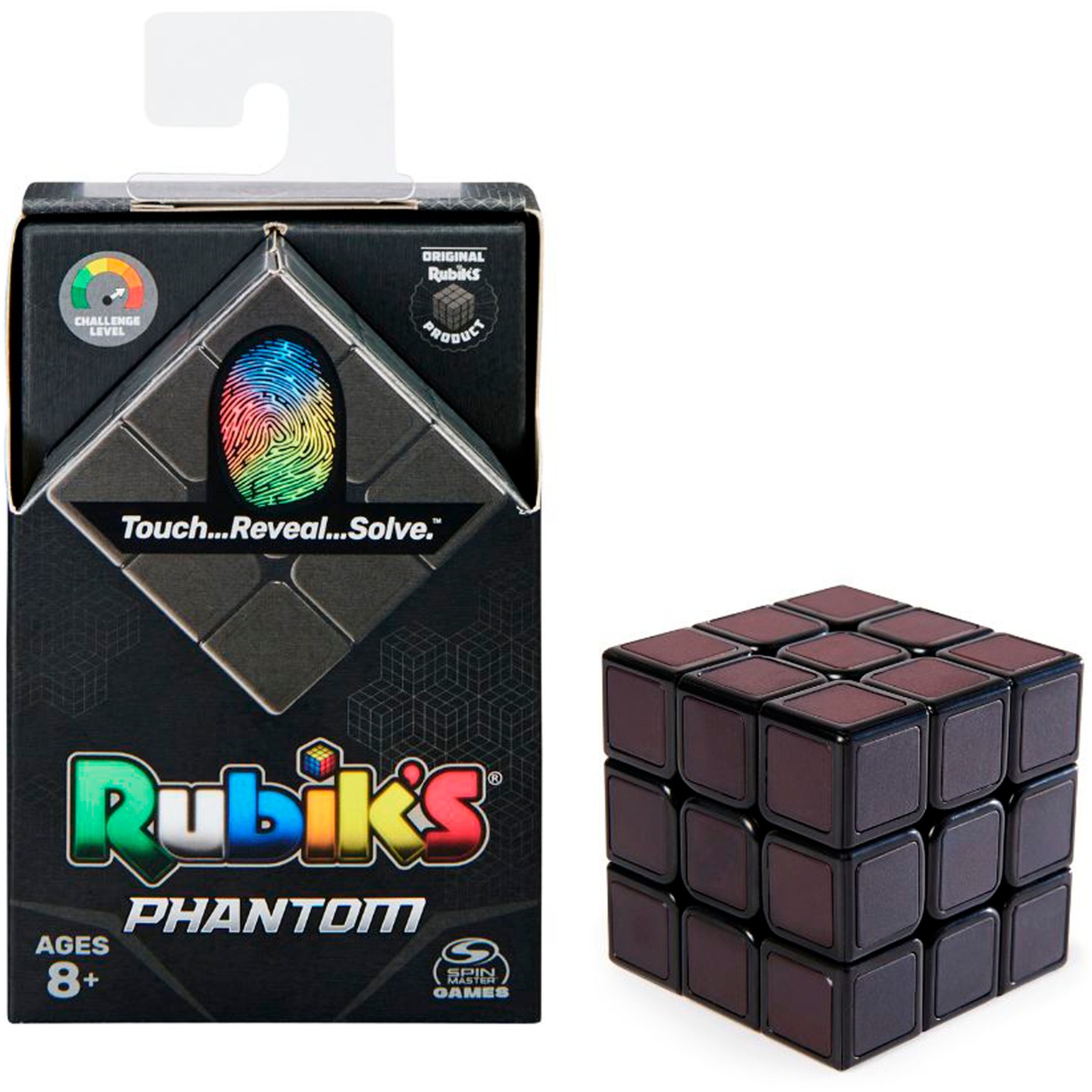 Rubik’s Phantom Cube 3x3 Zauberwürfel , Geschicklichkeitsspiel von Spin Master