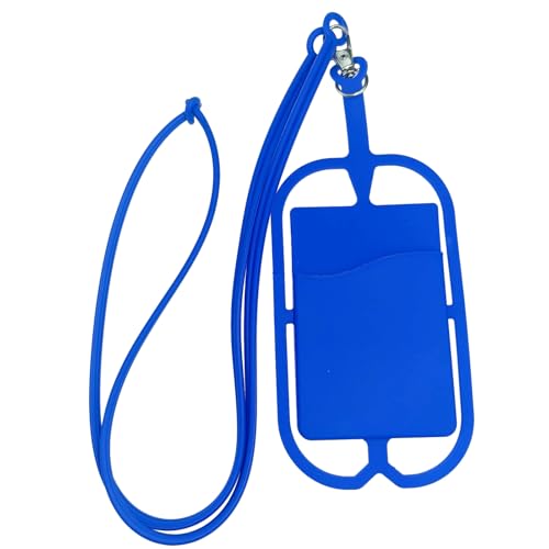Phone Lanyard Strap Verstellbare Silikon Umhängeband Halskette Telefon Kompatibel mit Meisten Smartphones, Universal Handykette Phone Lanyard Verstellbar Anti-Diebstahl Phone Strap Blau Phone Lanyard Strap Verstellbare Silikon Umhängeband Halskette Telefon Kompatibel mit Meisten Smartphones, Universal Handykette Phone Lanyard Verstellbar Anti-Diebstahl Phone Strap Blau von SpirWoRchlan