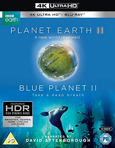 Planet Earth II & Blue Planet II (4k Ultra-HD Blu-ray + Blu-ray) [UK Import] von Spirit Entertainment