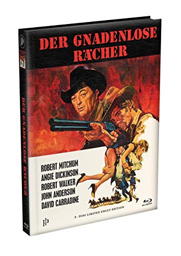 DER GNADENLOSE RÄCHER - Wattiertes Mediabook Cover A [Blu-ray] Limited 149 Edition von Spirit Media / Inked Pictures