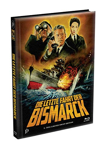 DIE LETZTE FAHRT DER BISMARCK - Wattiertes Mediabook Cover A [Blu-ray] Limited 333 Edition von Spirit Media / Inked Pictures