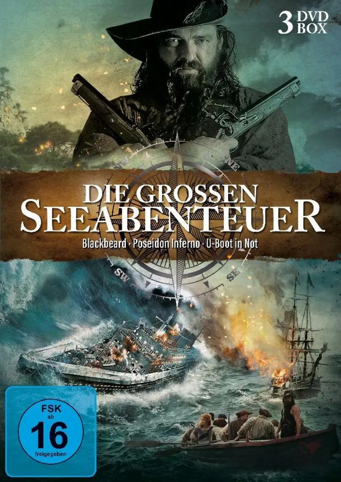 Spirit DVD Die grossen Seeabenteuer - Blackbeard, Poseidon Inferno, U-Boot in... Spirit DVD Die grossen Seeabenteuer - Blackbeard, Poseidon Inferno, U-Boot in... von Spirit