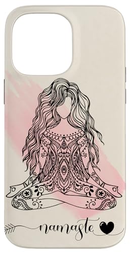 Hülle für iPhone 14 Pro Max Namaste Mandala Hippie Yoga Frau Meditation Spirituelles Geschenk Hülle für iPhone 14 Pro Max Namaste Mandala Hippie Yoga Frau Meditation Spirituelles Geschenk von Spirituality Meditation Designs
