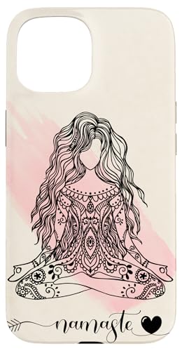 Hülle für iPhone 15 Namaste Mandala Hippie Yoga Frau Meditation Spirituelles Geschenk Hülle für iPhone 15 Namaste Mandala Hippie Yoga Frau Meditation Spirituelles Geschenk von Spirituality Meditation Designs