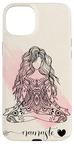 Hülle für iPhone 15 Plus Namaste Mandala Hippie Yoga Frau Meditation Spirituelles Geschenk Hülle für iPhone 15 Plus Namaste Mandala Hippie Yoga Frau Meditation Spirituelles Geschenk von Spirituality Meditation Designs