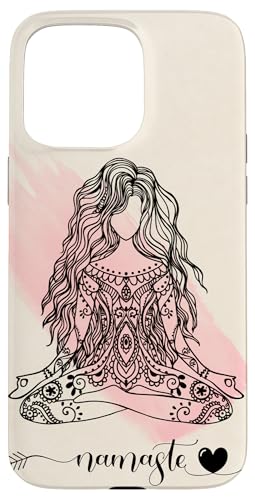 Hülle für iPhone 15 Pro Max Namaste Mandala Hippie Yoga Frau Meditation Spirituelles Geschenk Hülle für iPhone 15 Pro Max Namaste Mandala Hippie Yoga Frau Meditation Spirituelles Geschenk von Spirituality Meditation Designs