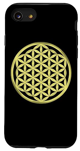 Lebensblume Flower Of Life Blume des Lebens Lebensblumen Hülle für iPhone SE (2020) / 7 / 8 von Spirituelle Symbole & Heilige Geometrie