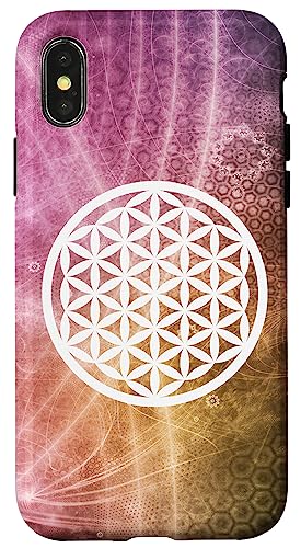 Lebensblume Flower Of Life Blume des Lebens Lebensblumen Hülle für iPhone X/XS Lebensblume Flower Of Life Blume des Lebens Lebensblumen Hülle für iPhone X/XS von Spirituelle Symbole & Heilige Geometrie