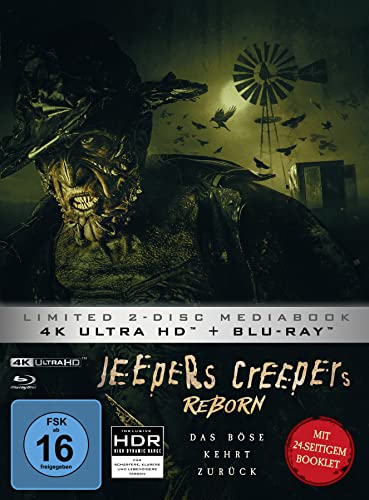 Jeepers Creepers: Reborn LTD. - 4K UHD 2-Disc-Mediabook mit 24-seitigem Booklet [Blu-ray] (exklusiv bei Amazon) von Splendid Film/WVG