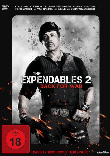 The Expendables 2 - Back for War (Limited Uncut Hero Pack) [2 DVDs] von Splendid Film/WVG