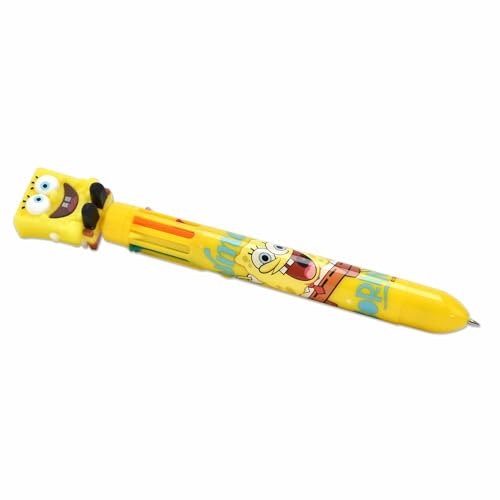 Thumbs up Spongebob Schwammkopf Stift, Stift mit 8 unterschiedlichen Farben, Offizielles Merch, Ideale Geschenkidee von Thumbs Up