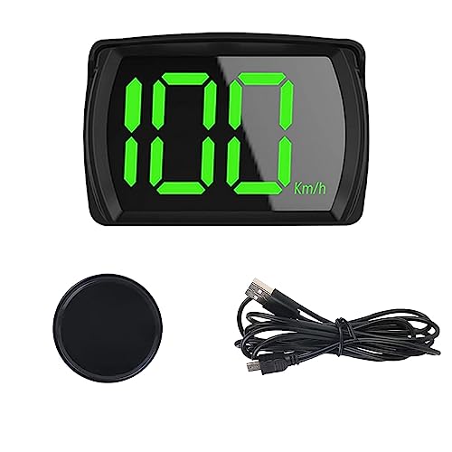 Sporgo Auto Digitale HUD Head Up Display: Tacho GPS Auto 3.15 * 2.13 Zoll Tachometer Rad, Fahrradcomputer mit LCD-Bildschirm Tacho Geeignet für Alle Arten von Autos von Sporgo