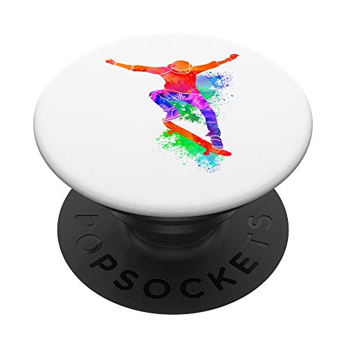 Geschenk für Skateboard Skater Skating - PopSockets Ausziehbarer Sockel und Griff für Smartphones und Tablets von Sport Fanartikel und Handy Smartphone Geschenke