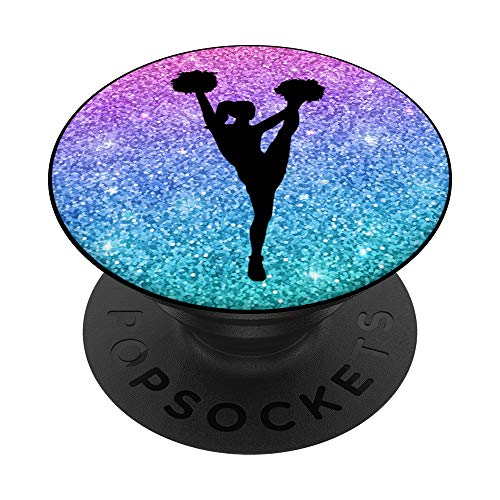 Cheerleader Geschenk für Mädchen Jugendliche und Frauen PopSockets PopGrip: Ausziehbarer Sockel und Griff für Handys/Tablets mit Tauschbarem Top von Sport Geschenk Für Mädchen und Frauen