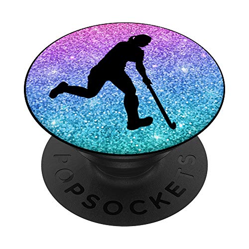 Feldhockey Geschenk für Mädchen Jugendliche und Frauen PopSockets PopGrip: Ausziehbarer Sockel und Griff für Handys/Tablets mit Tauschbarem Top von Sport Geschenk Für Mädchen und Frauen