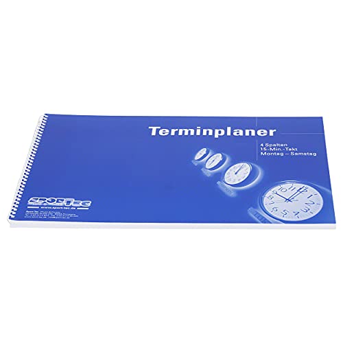 Sport-Tec Terminplaner Organizer Terminbuch für Praxis & Therapie 4 Spalten von Sport-Tec