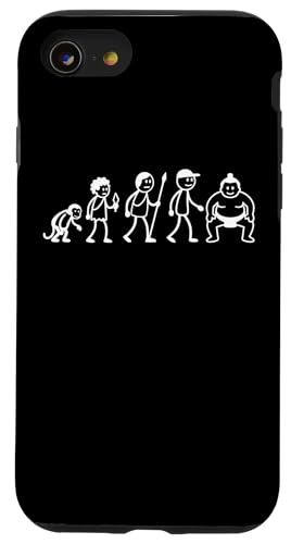 Sumoringer Sumo-Ringen Sumo-Wrestling Sumotori Ringer-Sumo Hülle für iPhone SE (2020) / 7 / 8 von Sport Training Taekwondo Karate Zubehör Geschenke