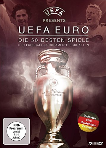 UEFA EURO - Die 50 besten Spiele der Fußball-Europameisterschaften (10 DVD Box) von Sportainment / Lighthouse Home Entertainment
