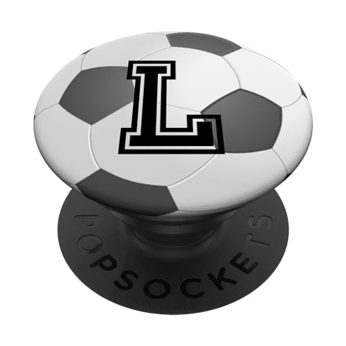 Fußball, Buchstabe, Anfangsbuchstabe L PopSockets mit austauschbarem PopGrip von Sportlegenden