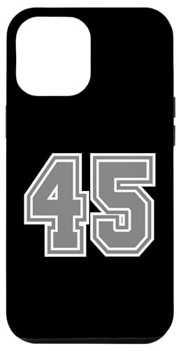 Hülle für iPhone 14 Pro Max Nummer #45 Uni-Grau Uni-Nummer Hülle für iPhone 14 Pro Max Nummer #45 Uni-Grau Uni-Nummer von Sportlegenden