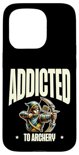 Addicted To Archery Archer Bow Arrow Bogenschießen Sportliebhaber Hülle für iPhone 15 Pro Addicted To Archery Archer Bow Arrow Bogenschießen Sportliebhaber Hülle für iPhone 15 Pro von Sports Athlete Sayings For Archer Archery Bow