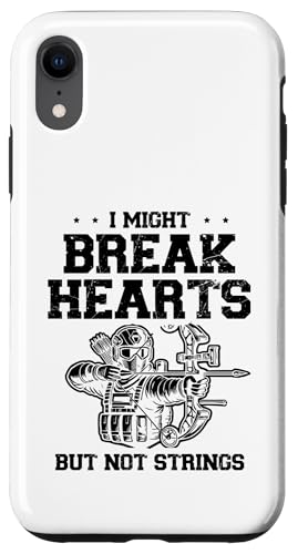 Bogenschießen Pfeil mit Aufschrift "I Might Break Hearts But Not Strings", Bogenschießen Hülle für iPhone XR Bogenschießen Pfeil mit Aufschrift "I Might Break Hearts But Not Strings", Bogenschießen Hülle für iPhone XR von Sports Athlete Sayings For Archer Archery Bow