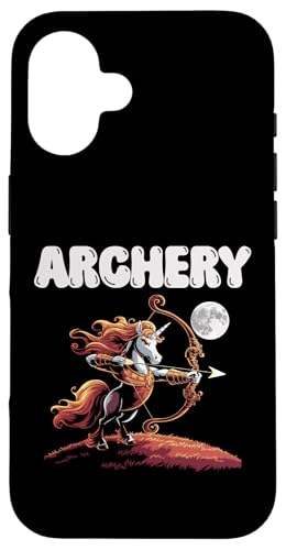 Einhorn Bogenschießen Sport Hülle für iPhone 16 Einhorn Bogenschießen Sport Hülle für iPhone 16 von Sports Athlete Sayings For Archer Archery Bow