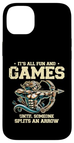 Es ist alles Spaß und Spiel, bis jemand einen Arrow Archer spaltet Hülle für iPhone 14 Plus Es ist alles Spaß und Spiel, bis jemand einen Arrow Archer spaltet Hülle für iPhone 14 Plus von Sports Athlete Sayings For Archer Archery Bow