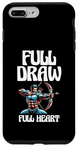 Full Draw Full Heart Archer Bogen Pfeil Bogenschießen Sportliebhaber Hülle für iPhone 7 Plus/8 Plus von Sports Athlete Sayings For Archer Archery Bow