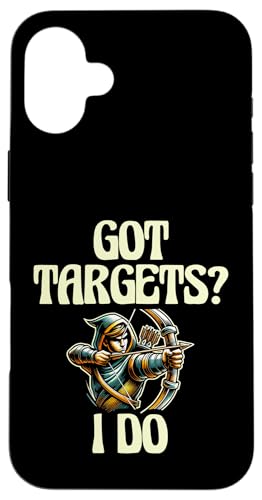 Got Targets I Do Archer Bogen Pfeil Bogenschießen Sportliebhaber Hülle für iPhone 16 Plus Got Targets I Do Archer Bogen Pfeil Bogenschießen Sportliebhaber Hülle für iPhone 16 Plus von Sports Athlete Sayings For Archer Archery Bow