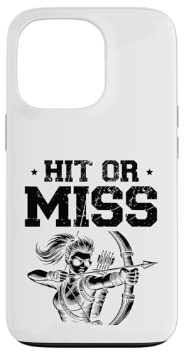 Hit or Miss Bogenschießen Bogenschießen Sportliebhaber Hülle für iPhone 13 Pro Hit or Miss Bogenschießen Bogenschießen Sportliebhaber Hülle für iPhone 13 Pro von Sports Athlete Sayings For Archer Archery Bow