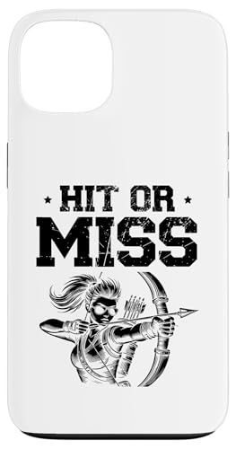 Hit or Miss Bogenschießen Bogenschießen Sportliebhaber Hülle für iPhone 13 Hit or Miss Bogenschießen Bogenschießen Sportliebhaber Hülle für iPhone 13 von Sports Athlete Sayings For Archer Archery Bow