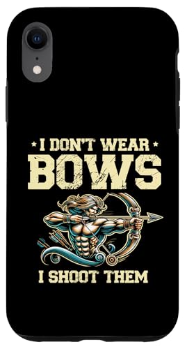 I Don't Wear Bows I Shoot Them Archer Bow Arrow Bogenschießen Hülle für iPhone XR I Don't Wear Bows I Shoot Them Archer Bow Arrow Bogenschießen Hülle für iPhone XR von Sports Athlete Sayings For Archer Archery Bow