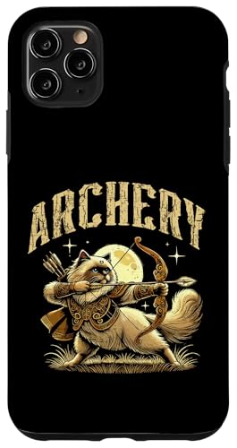 Katze Bogenschießen Sportliebhaber Hülle für iPhone 11 Pro Max Katze Bogenschießen Sportliebhaber Hülle für iPhone 11 Pro Max von Sports Athlete Sayings For Archer Archery Bow