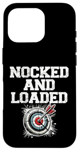 Nocked And Loaded Archer Bow Arrow Bogenschießen Sportliebhaber Hülle für iPhone 16 Pro Nocked And Loaded Archer Bow Arrow Bogenschießen Sportliebhaber Hülle für iPhone 16 Pro von Sports Athlete Sayings For Archer Archery Bow